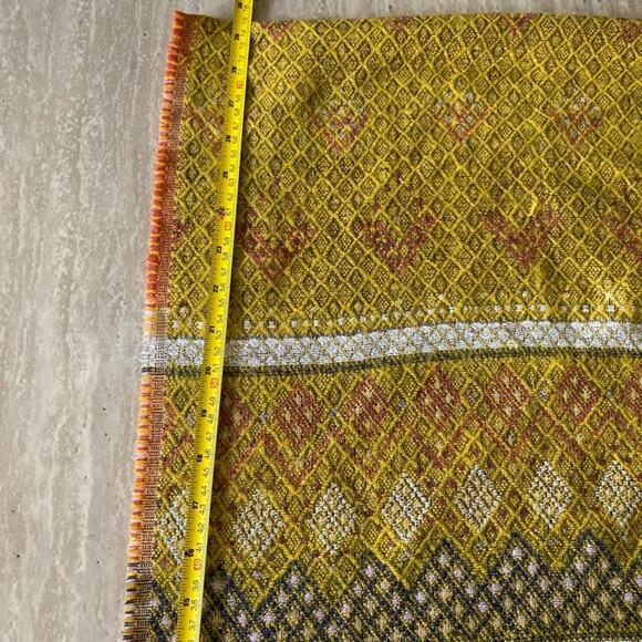 Western Boutique Fringe Bottom Tribal Print Oversized Sweater Kimono P - Picture 8 of 10